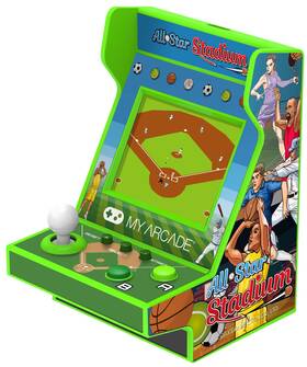 My Arcade Dgunl-4120 All Star Stadium Pico Player- Fully Playable Portable Tiny Machine Wit
