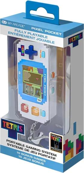 Dgunl-7083 My Arcade Tetris Pixel Player Officially Licensed Tiny Video Game Strategic Puzzl