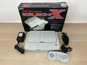 Nec 904323300822 Pc Engine Duo-rx Console With Box And Oem Controller - Tested Works Usa Seller