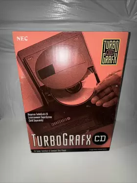 Hes-duo-01 Nec Turbografx-cd System Console With Docking Station Hard Case Card Complete Box Cib