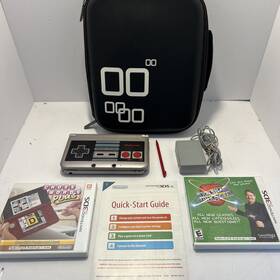 Nintendo 0045496781330 3ds Xl Nes Limited Retro Edition System Console Case 2 Game And Sd