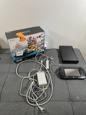 Nintendo 012304138709 Wii U 32gb Super Mario 3d World Deluxe Set Game Console Controllers With Box Pad