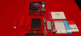 Nintendo 014445369721 Wii Mini Bundle Red No Game Great Condition Tested Box Remote Av Power Sensor