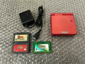 Nintendo 034722832298 Game Boy Advance Sp Handheld System Flame Red Zelda Minish Bundle Lot Nintendo 034722832298 Game Boy Advance Sp Handheld System Flame Red Zelda Minish Bundle Lot