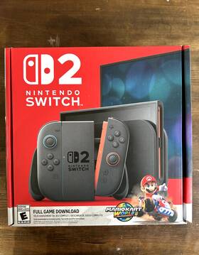 Nintendo 037873988715 New Never Removed From Box Switch 2 Console With Mario Kart World Bundle
