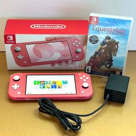Nintendo 040007193244 Mint Switch Lite 32 Gb Gaming Console Coral Game Charger Bundle