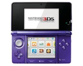 Nintendo 043663141444 3ds Midnight Purple Handheld Consoles Very Good Portable System 7z