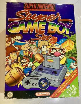 Nintendo 045496310370 Super Game Boy Set - Snes Boxed Console Pal System Fifa Donkey Kong Country
