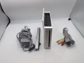 Nintendo 045496342074 Backwards Compatible White Wii Console With Cables For Parts Bad Laser