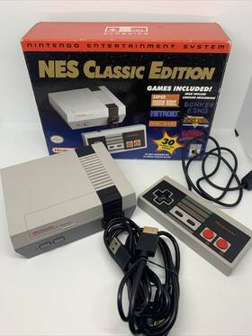 Nintendo 045496590024 Authentic Classic Edition Nes Mini Console Hdmi 30 Games