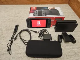 04549659008 Nintendo Switch With Original Box And Accessories Plus Carrying Case