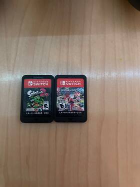 Nintendo 045496591427 Switch Neon Pink And Green Console Plus Splatoon Two Mario Kart