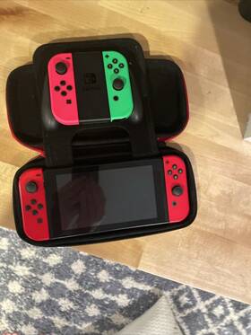 Nintendo 045496591694 Switch Super Mario Odyssey Edition 32gb Red Console With Spare Joycons