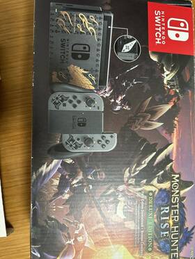 Nintendo 045496597436 New Switch Monster Hunter Rise Deluxe Edition Console
