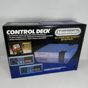 Nintendo 045496610029 Nes Control Deck Console Box Controller 1985 Bundle Excellent Read