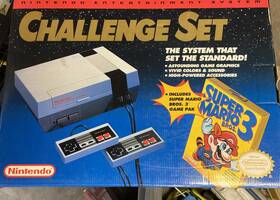 Nintendo 045496610098 Nes Challenge Set Super Mario 3 Entertainment System Cib Complete