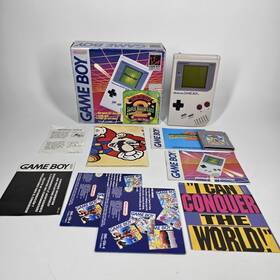 Nintendo 045496710071 Gameboy Dmg-01 Super Mario Land 2 Pak Complete With Box Cib #s Matching