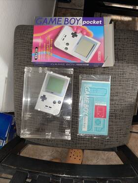 Nintendo 045496710286 Silver Gameboy Pocket Console System In The Box. No Manual