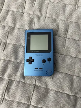Nintendo 045496710644 Game Boy Pocket Launch Edition Ice Blue Handheld System Nintendo 045496710644 Game Boy Pocket Launch Edition Ice Blue Handheld System