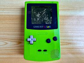 Nintendo 045496710781 Gameboy Color Cgb001 Lime Green Handheld System Console Parts Or Repair