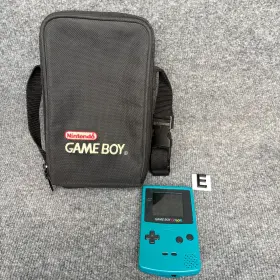 Nintendo 045496712112 Vintage Game Boy Color Teal And Case Tested Working