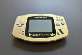 Nintendo 045496712501 Game Boy Advance Pokemon Center New York Gold Console - Original Shell