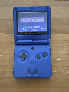 Nintendo 045496713843 Game Boy Advance Sp - Cobalt Blue With And Charger