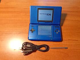 Nintendo 045496716394 Original Ds System - Electric Blue Charger / Stylus Tested