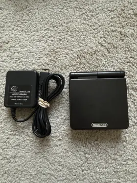Nintendo 045496716448 Game Boy Advance Sp Onyx Black Handheld System Tested And Works