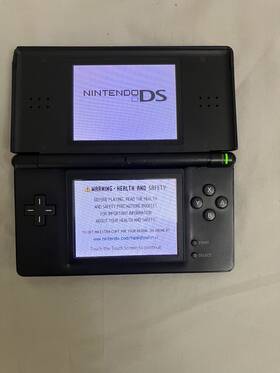 Nintendo 045496718077 Ds Lite Handheld System For Parts Or Repair Macro A6