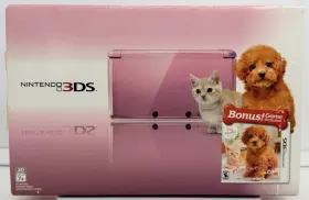 Ptp1 Nintendo 045496719661 3ds Pearl Pink Nintendogs Cats Toy Poodle Edition Handheld System New