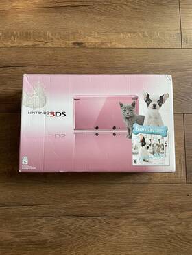 Nintendo 045496719685 Brand New 3ds Pink Nintendogs Cats French Bulldog Edition Bundle