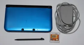 Nintendo 045496780043 3ds Xl Handheld Console - Blue/black And Pokemon Sun