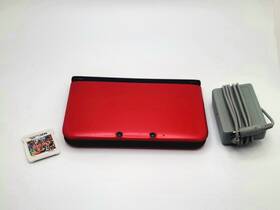 Nintendo 045496780050 Black And Red Console - 3ds Xl Authentic Tested Working. Missing Pen