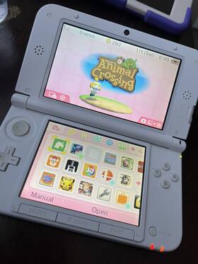 Nintendo 045496780395 3ds Xl Launch Edition White And Pink Handheld System