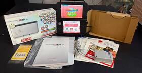 Nintendo 045496780883 3ds Xl - Silver Mario And Luigi Edition With Dream Team Cib