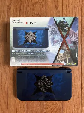 Nintendo 045496782009 3ds Xl Monster Hunter Generations Edition - Blue Cfw