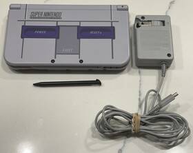 Nintendo 045496782320 Inch New 3ds Xl Snes Edition Gray Handheld Console Usa Version Vgc Tested
