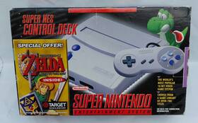 Nintendo 045496810658 Super System Jr. Zelda Link Console Variant Cib Complete In Box