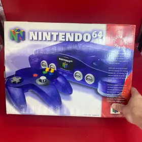 Nus-001 Nintendo 045496850579 64 Funtastic Grape N64 Console In Box Near Complete Tested