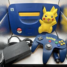 Nintendo 045496850883 Pokemon Pikachu 64 N64 Console Nus-101 Usa Tested - Authentic