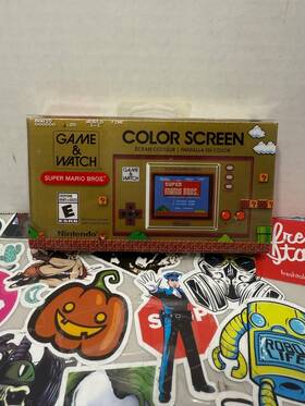 Nintendo 045496863005 New Game And Watch Super Mario Bros Color Screen Handheld Console