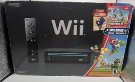 Nintendo 045496880620 Wii Holiday Bundle Black Console Read