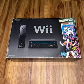 Nintendo 045496880682 Wii Just Dance 3 Bundle Black Console