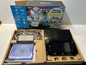 Nintendo 045496881245 Wii U Mario And Luigi Deluxe Set 32 Gb Black Console Ntsc With Box