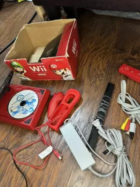 Nintendo 045496881276 Red Wii Mini System Console And Cables Only With Original Box Tested Euc Nintendo 045496881276 Red Wii Mini System Console And Cables Only With Original Box Tested Euc