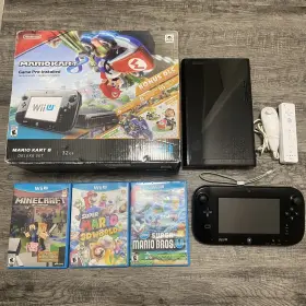 Nintendo 045496881542 Wii U Mario Kart 8 Deluxe Set Bundle 32gb Cib In Box 5 Games Tested Vgc