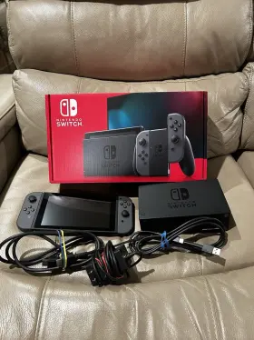 Nintendo 045496882167 Switch Gray Joy Cons 32gb Gaming Console