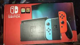 Nintendo 045496882174 Switch Console Complete In Box With Case And 2 Games Acnh/botw