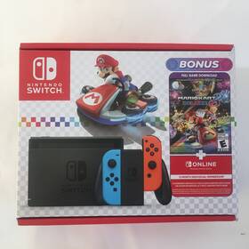 Nintendo 045496885366 Switch Mario Kart 8 Deluxe Bundle 12 Months Online New